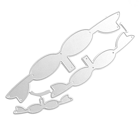 BOW TIE CUTTING DIES 3 PCS SET - Luxy Kraft