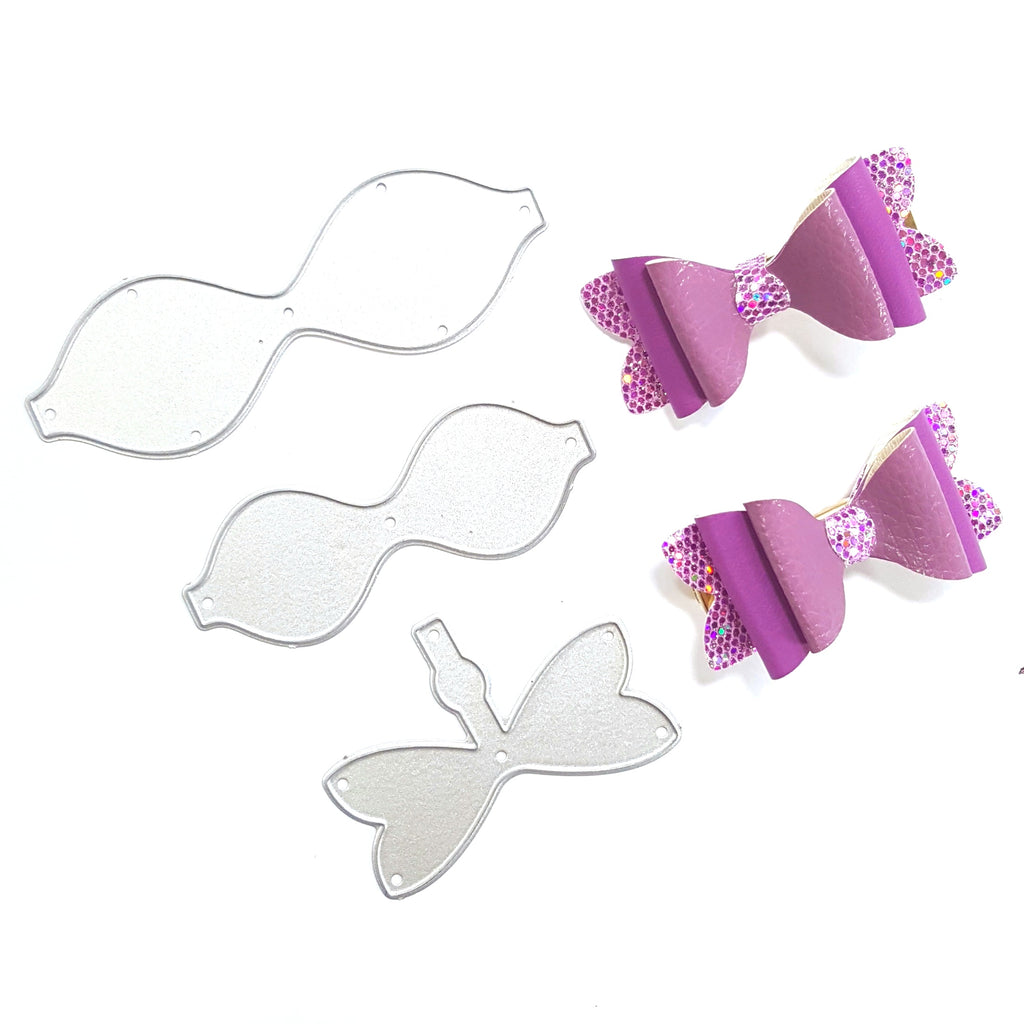 BOW TIE CUTTING DIES 3 PCS SET - Luxy Kraft