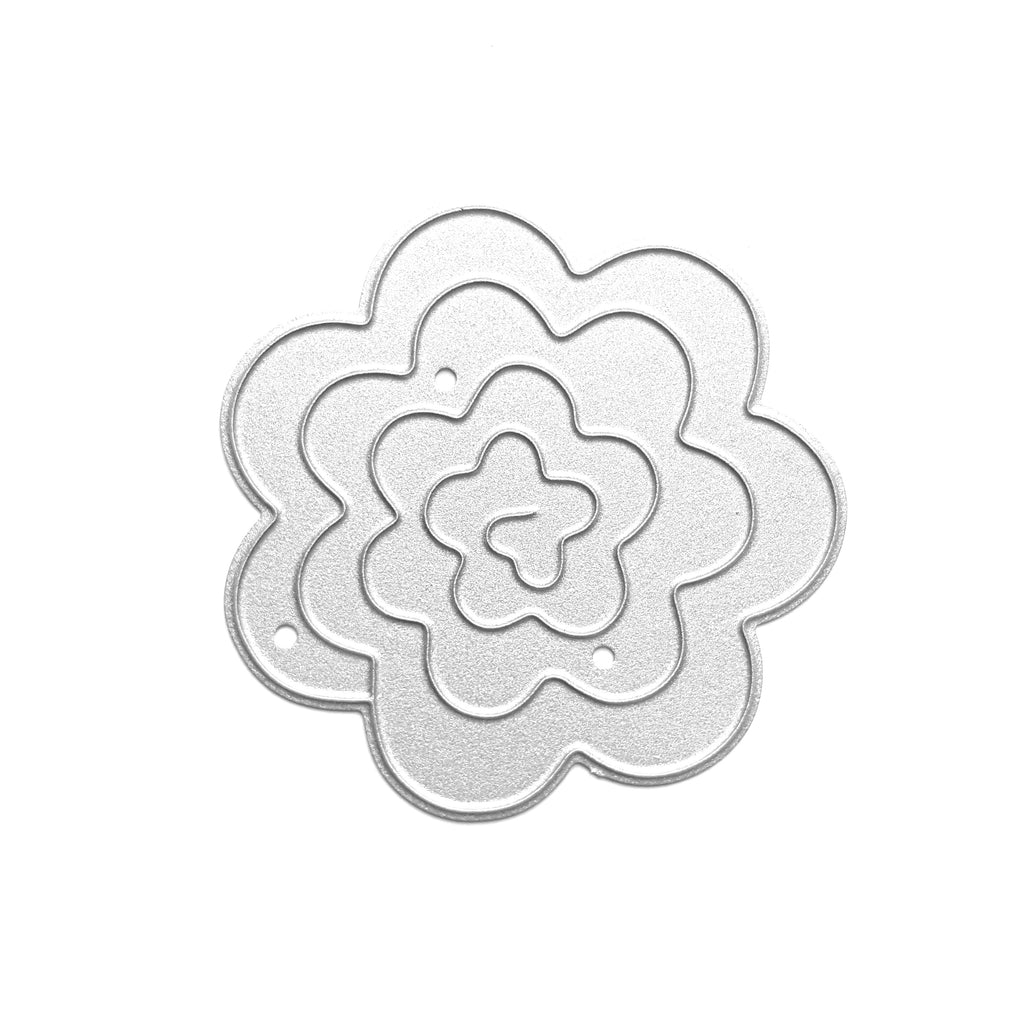 SPIRAL ROSE FLOWERS SHAPE CUTTING DIES - Luxy Kraft