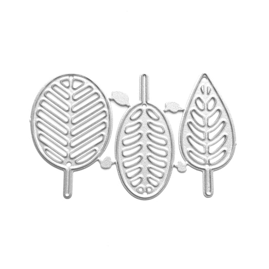 3D LEAVES CUTTING DIES 3 PCS SET - Luxy Kraft