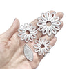 DAISY FLOWER LEAF CUTTING DIES 4 PCS SET - Luxy Kraft