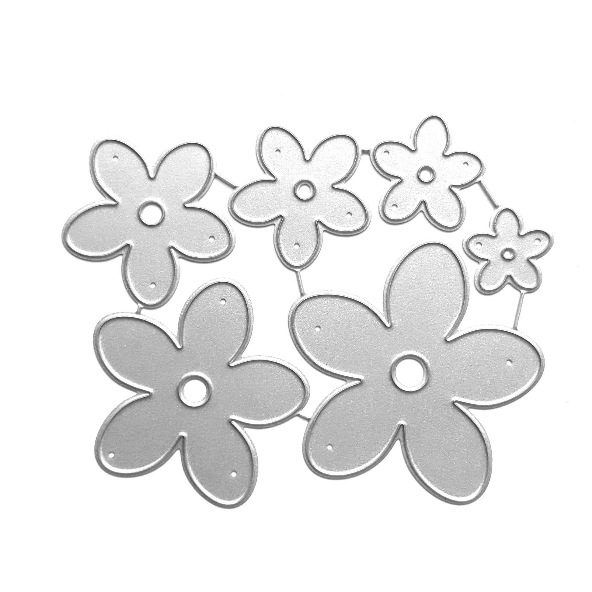 FLOWERS CUTTING DIES SET 6 PCS - Luxy Kraft