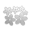 FLOWERS CUTTING DIES SET 6 PCS - Luxy Kraft