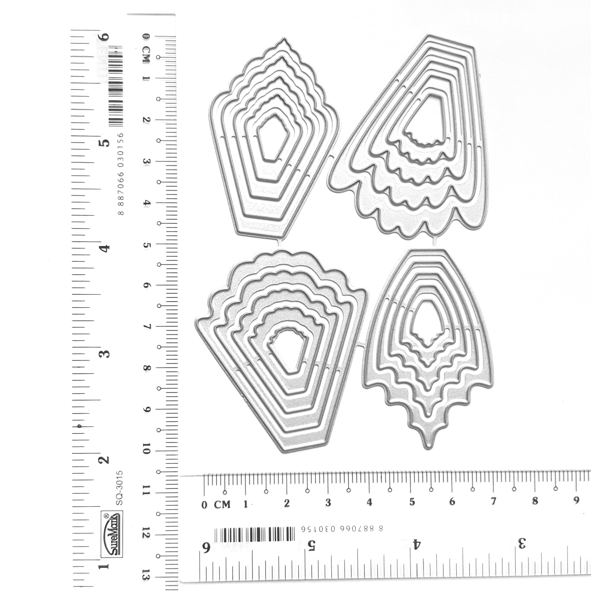 FLOWERS CUTTING DIES 4 DESIGNS SET - Luxy Kraft