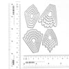 FLOWERS CUTTING DIES 4 DESIGNS SET - Luxy Kraft