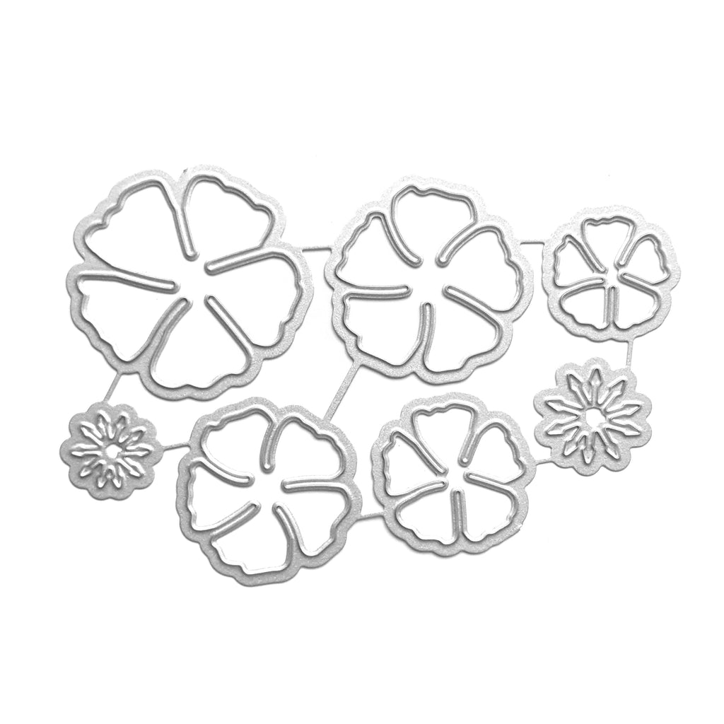 FLOWERS CUTTING DIES 7 PCS SET - Luxy Kraft
