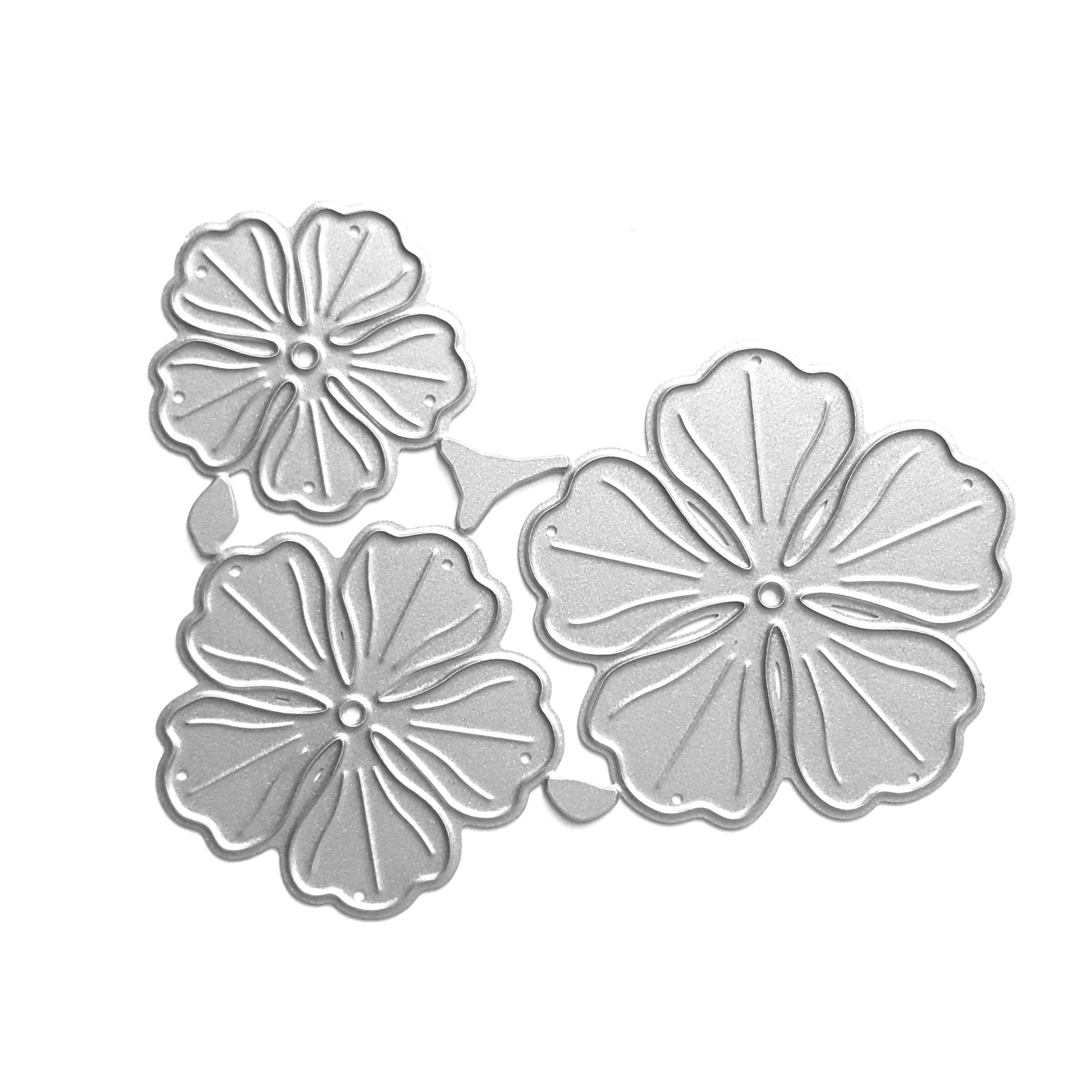 FLOWER CUTTING DIES 3 PCS SET - Luxy Kraft