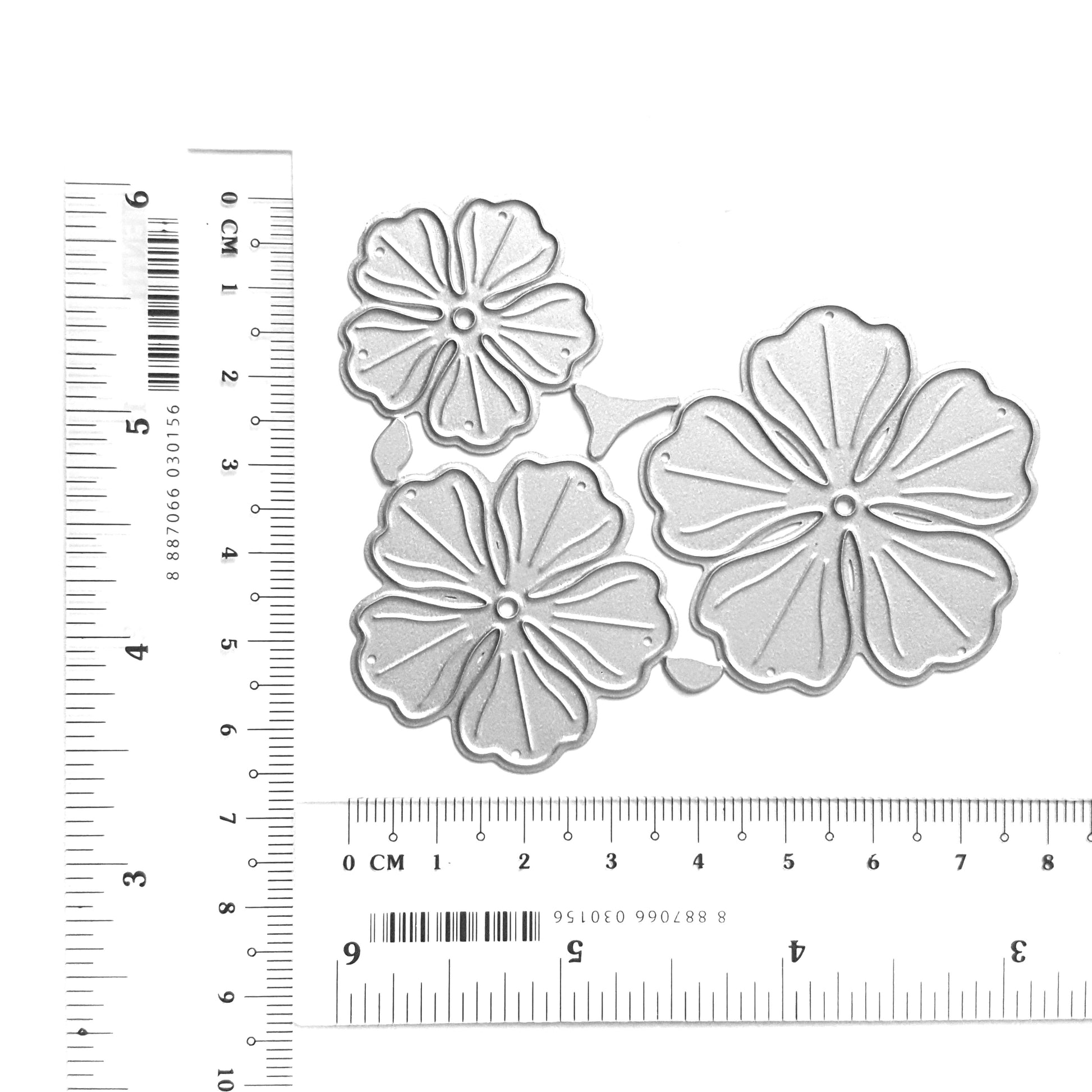 FLOWER CUTTING DIES 3 PCS SET - Luxy Kraft