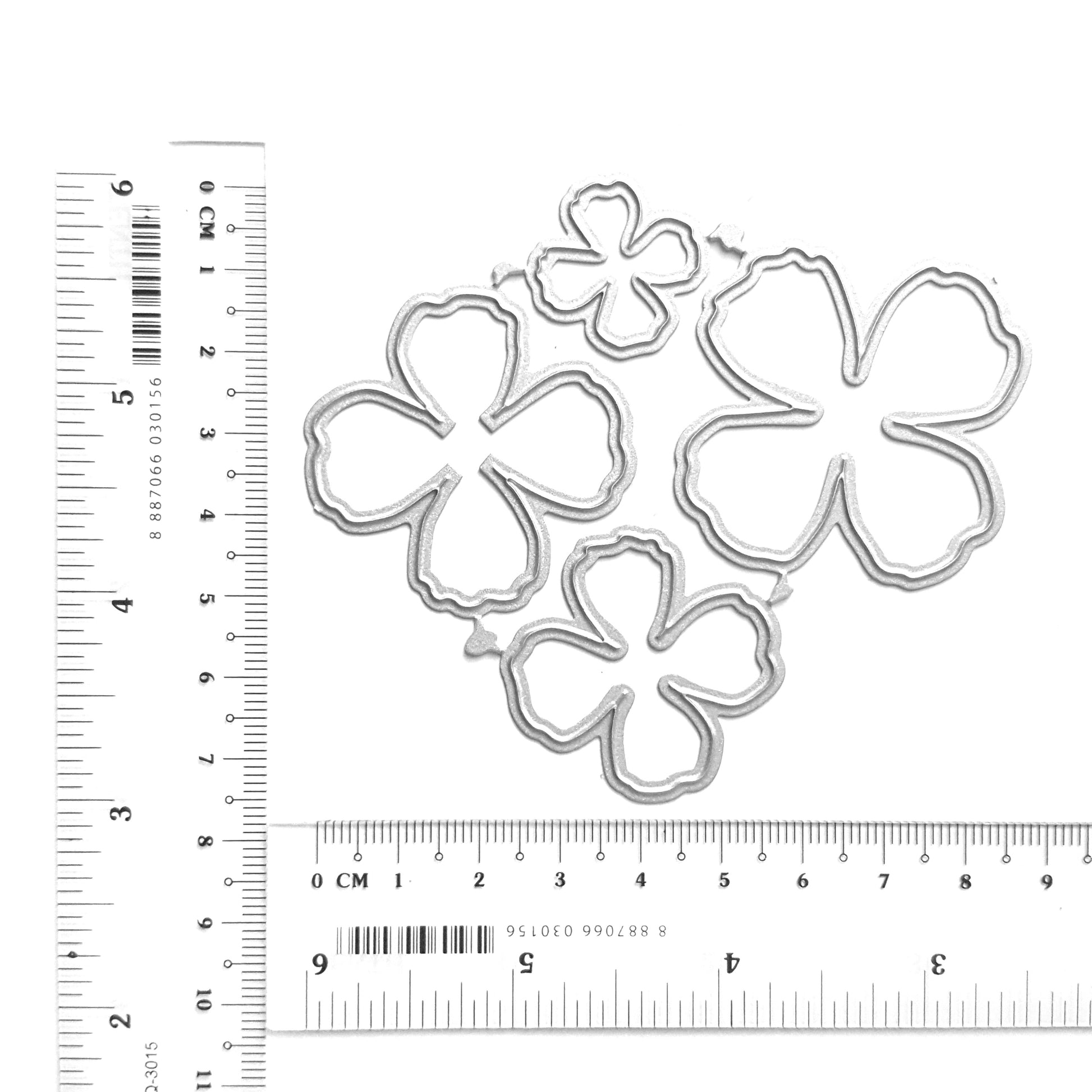 FLOWER CUTTING DIES 4 PCS SET - Luxy Kraft