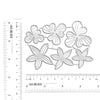 FLOWER CUTTING DIES 6 PCS SET - Luxy Kraft