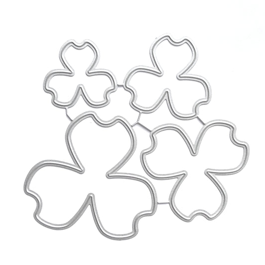 CHERRY BLOSSOM FLOWER CUTTING DIES 4 PCS SET - Luxy Kraft