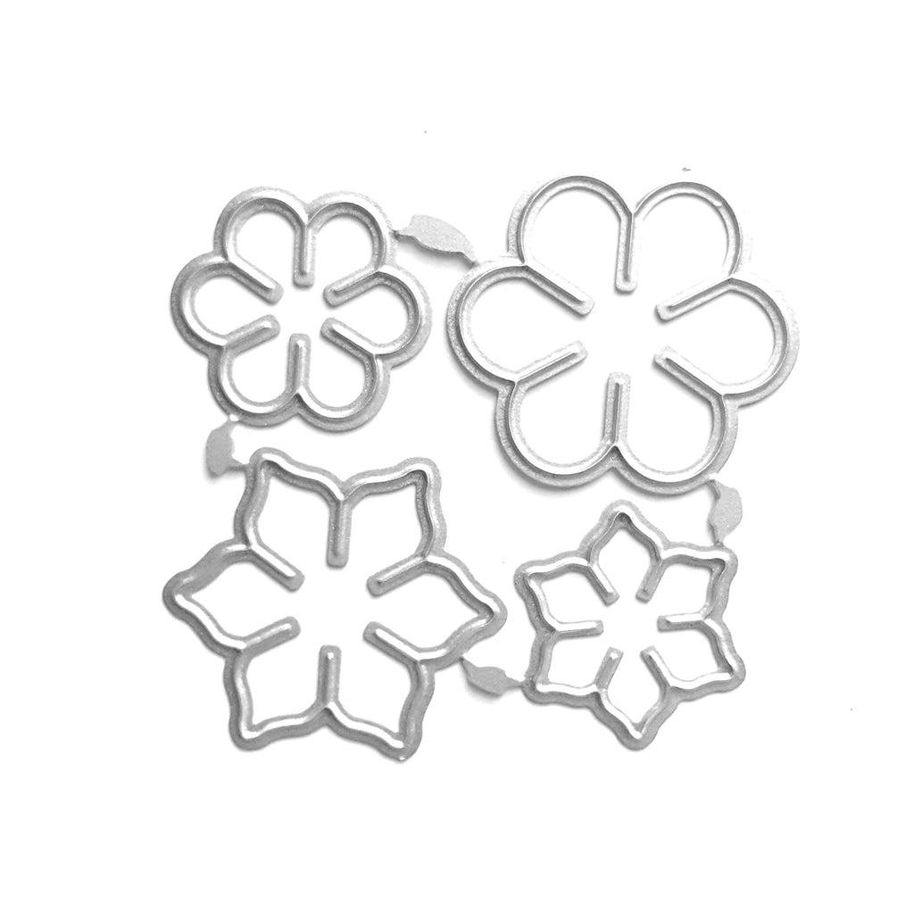 FLOWER CUTTING DIES 4 PCS SET - Luxy Kraft