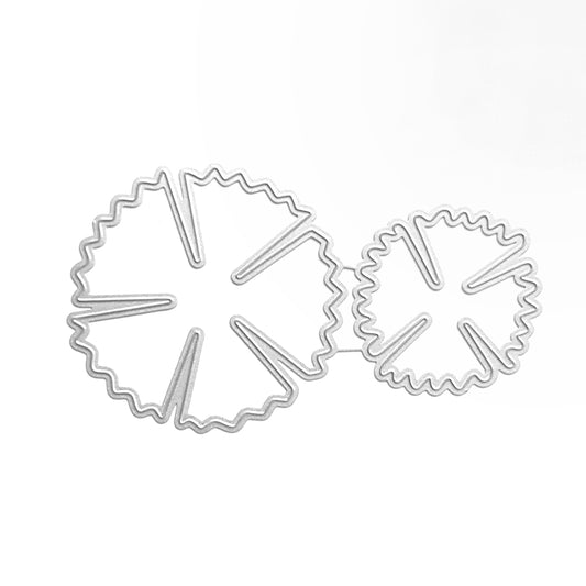 FLOWERS PETALS CUTTING DIES 2 PCS SET - Luxy Kraft