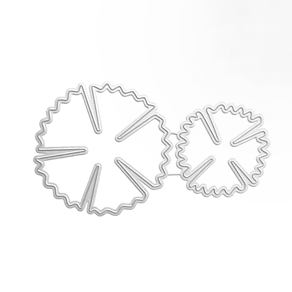FLOWERS PETALS CUTTING DIES 2 PCS SET - Luxy Kraft