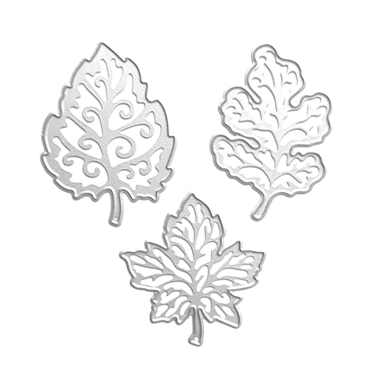 LEAVES CUTTING DIES 3 PCS SET - Luxy Kraft