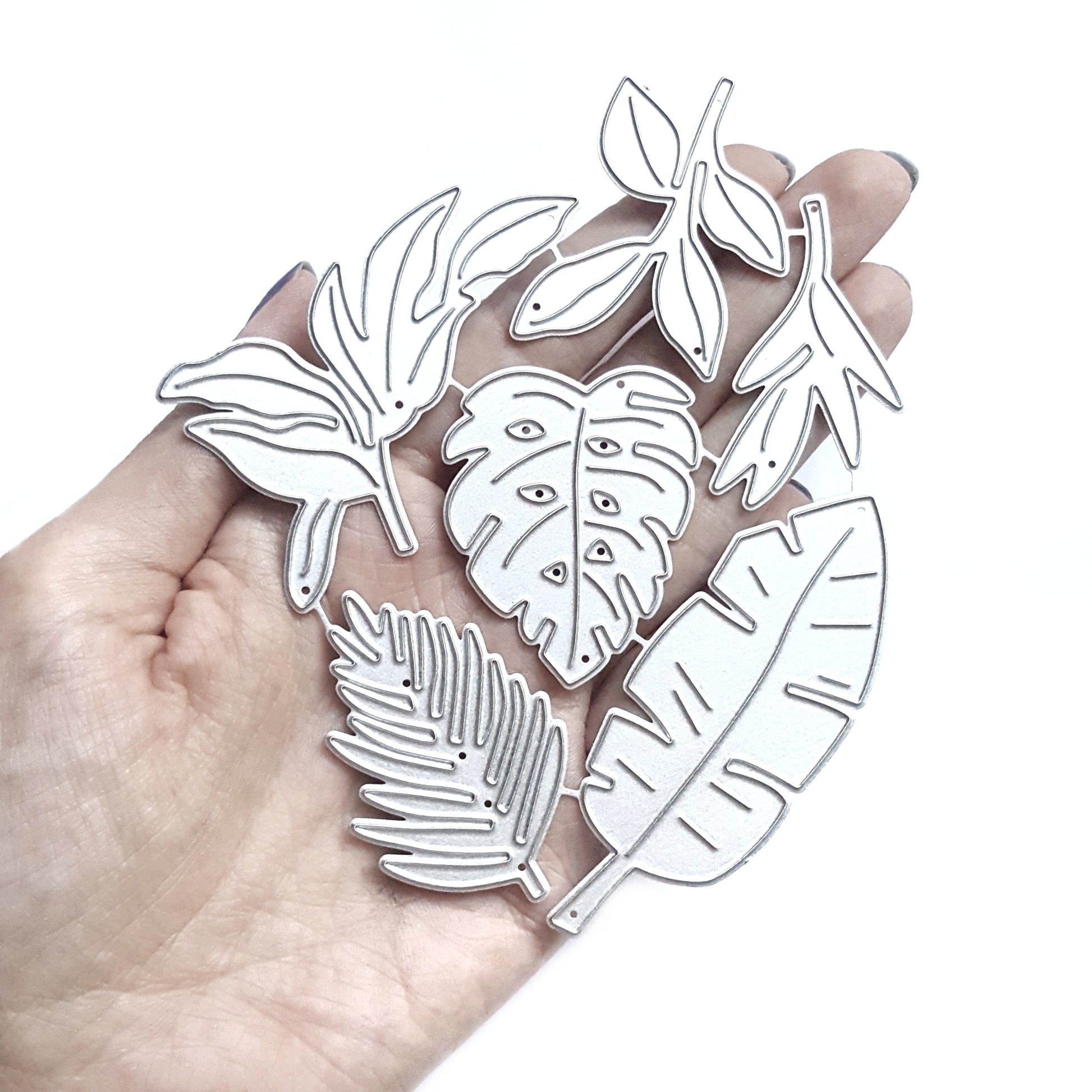 LEAVES CUTTING DIES 6 PCS SET - Luxy Kraft