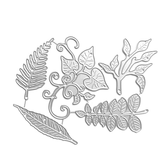 LEAVES CUTTING DIES 5 PCS SET - Luxy Kraft