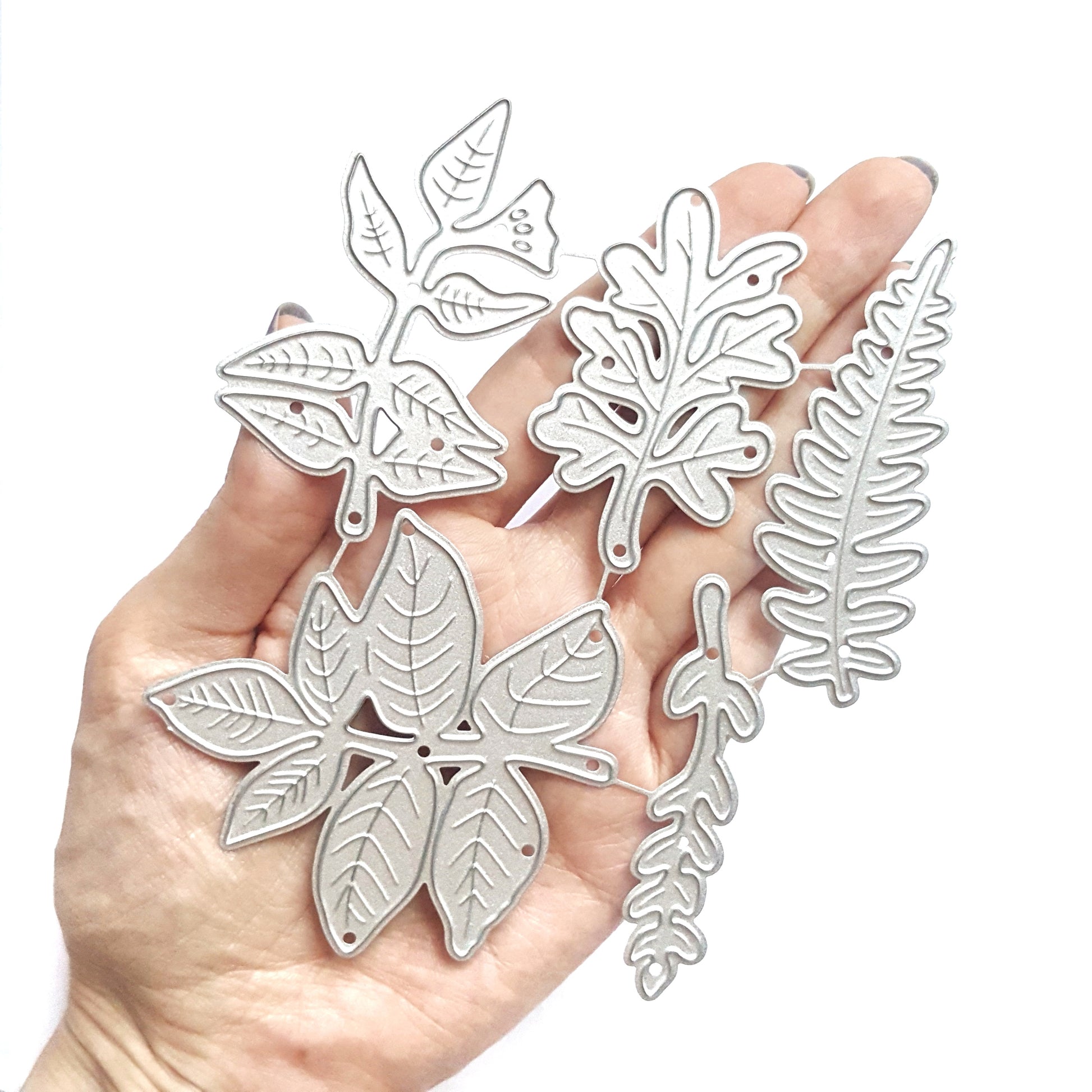 LEAVES CUTTING DIES 5 PCS SET - Luxy Kraft