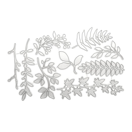 LEAVES CUTTING DIES SET 9 PCS - Luxy Kraft