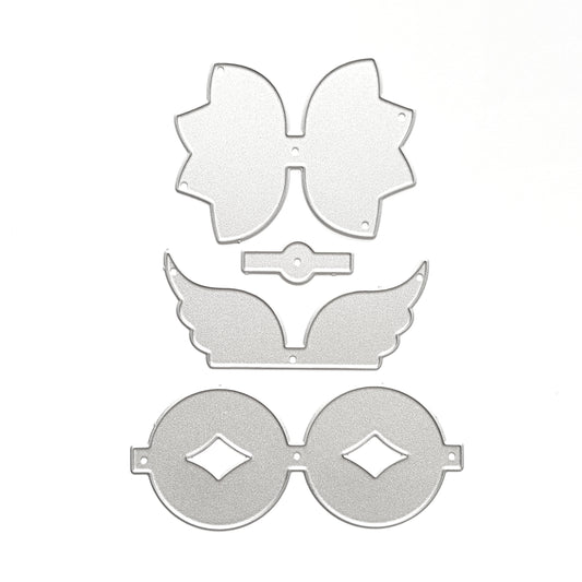 BOW CUTTING DIES 4 PCS SET - Luxy Kraft
