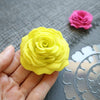 FLOWER MAKING PLASTIC TEMPLATES N-16 SET OF 2 PCS - Luxy Kraft