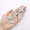 Halloween Skull Cat Bat Metal Cutting Dies 5 pcs set - Luxy Kraft