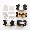 Halloween Skull Cat Bat Metal Cutting Dies 5 pcs set - Luxy Kraft