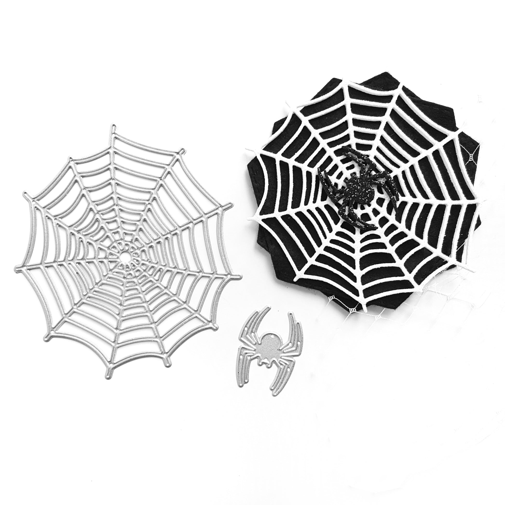 Halloween Spider web Metal Cutting Dies 2 pcs set - Luxy Kraft