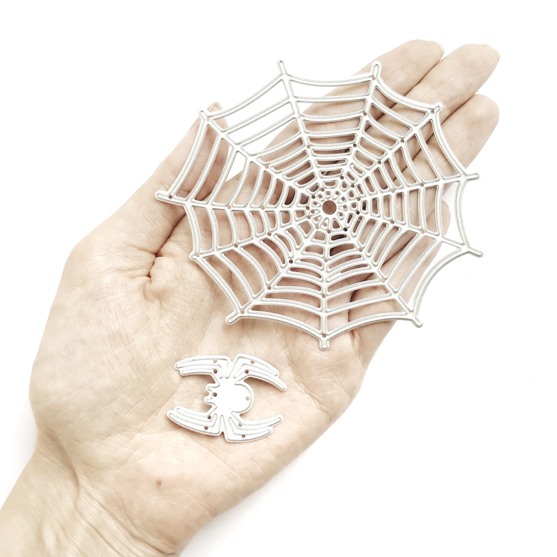Halloween Spider web Metal Cutting Dies 2 pcs set - Luxy Kraft
