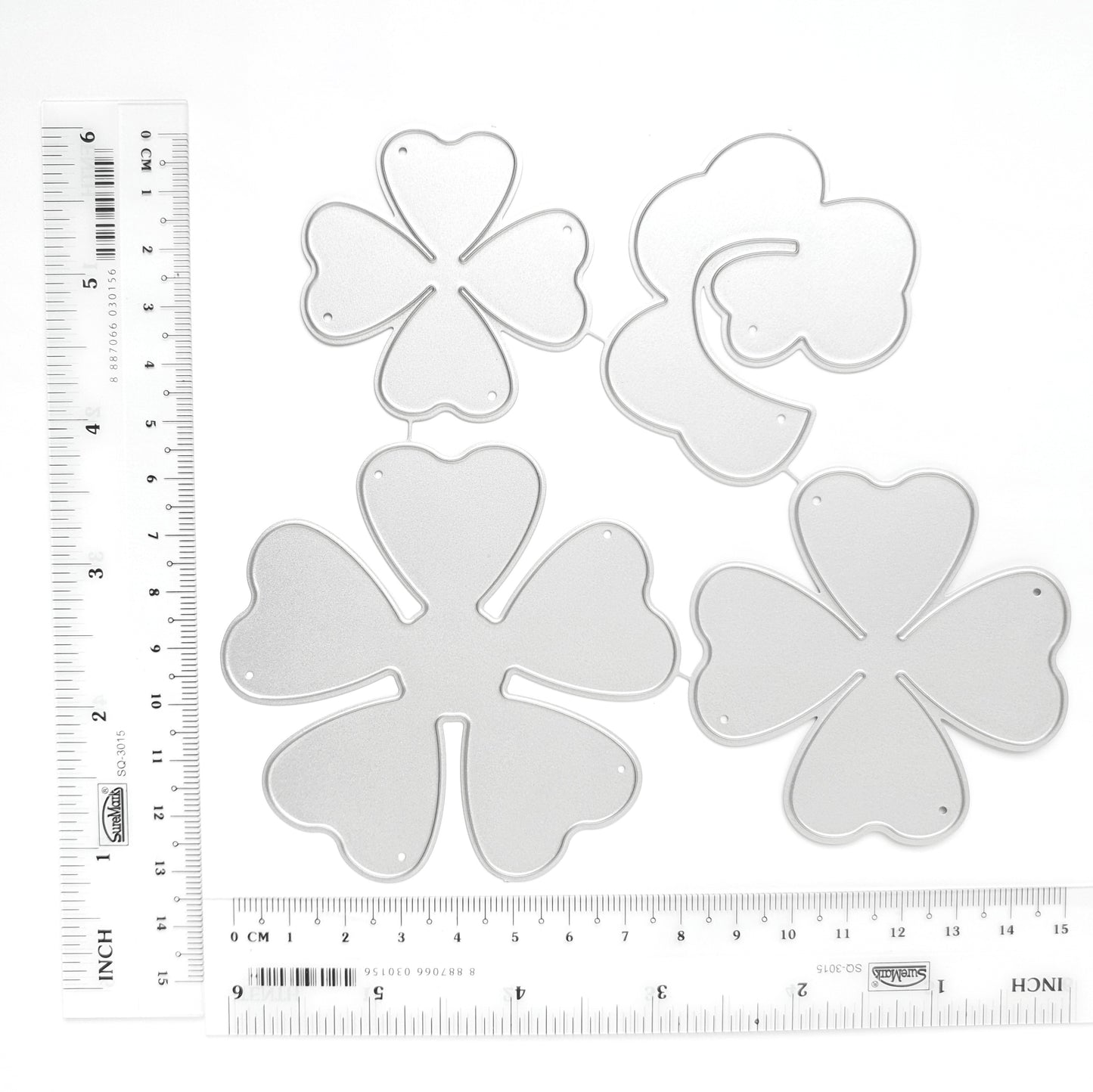 Flower Metal Cutting Dies 4 pcs set - Luxy Kraft