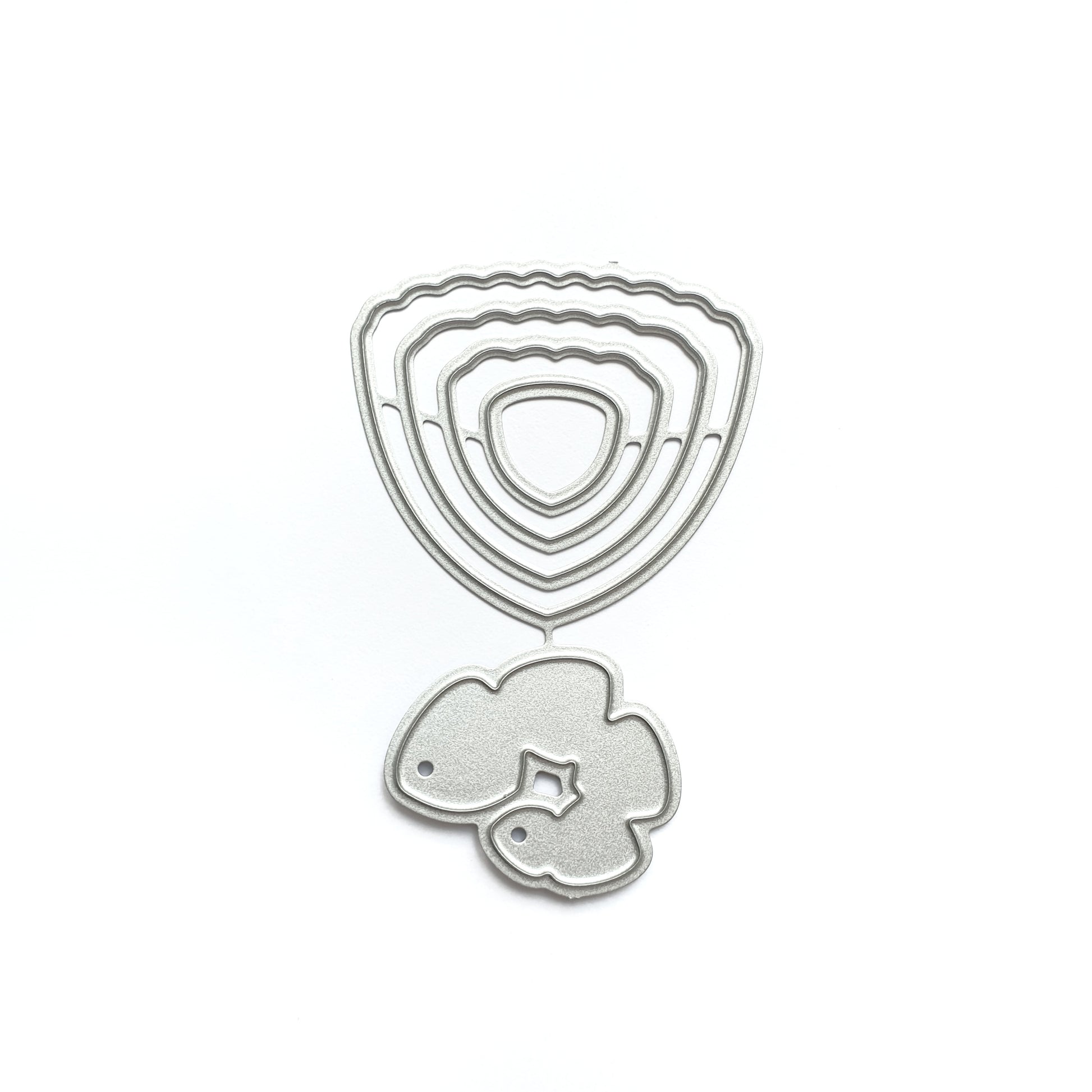 Flower petals Metal Cutting Dies 5 pcs set - Luxy Kraft