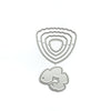 Flower petals Metal Cutting Dies 5 pcs set - Luxy Kraft