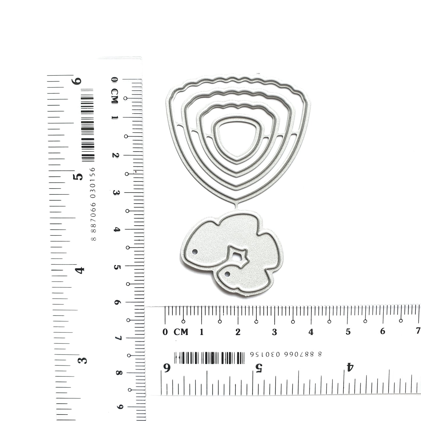 Flower petals Metal Cutting Dies 5 pcs set - Luxy Kraft