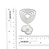 Flower petals Metal Cutting Dies 5 pcs set - Luxy Kraft