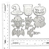 Halloween Metal Cutting Dies Set 8 pcs - Luxy Kraft