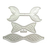 3D FIN MERMAID BOW CUTTING DIES - Luxy Kraft