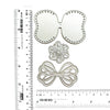 BOW FLOWER CUTTING DIES 3 PCS SET - Luxy Kraft