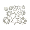 FLOWER LEAVES CUTTING DIES 12 PCS SET - Luxy Kraft