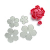 FLOWERS CUTTING DIES SET 4 PCS - Luxy Kraft