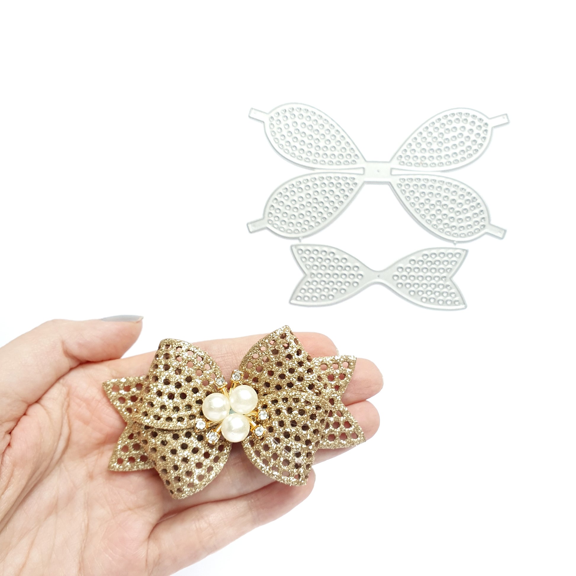 PUNCHED HOLES BOW CUTTING DIES - Luxy Kraft