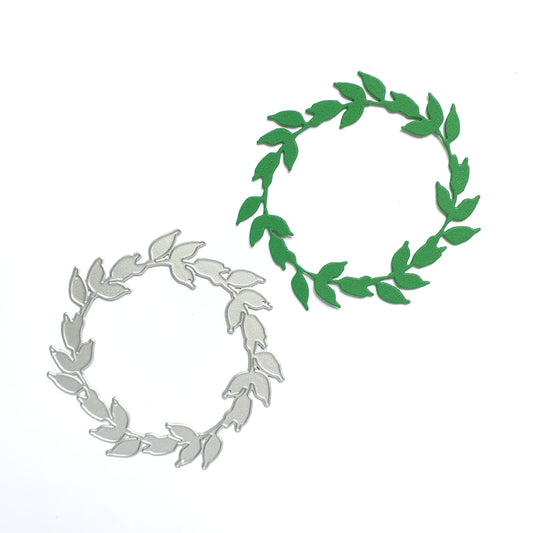 LEAVES WREATH CUTTING DIE - Luxy Kraft