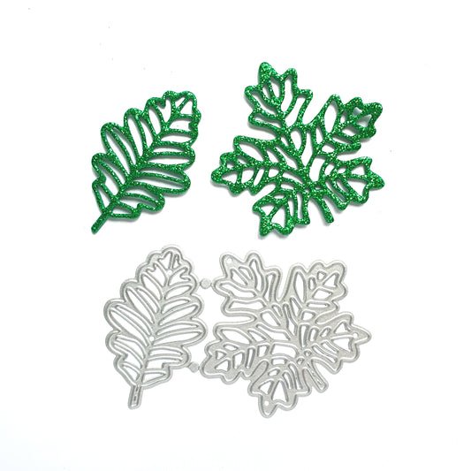 3D LEAVES CUTTING DIES 2 PCS - Luxy Kraft