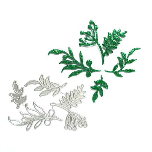 LEAVES CUTTING DIES 4 PCS - Luxy Kraft