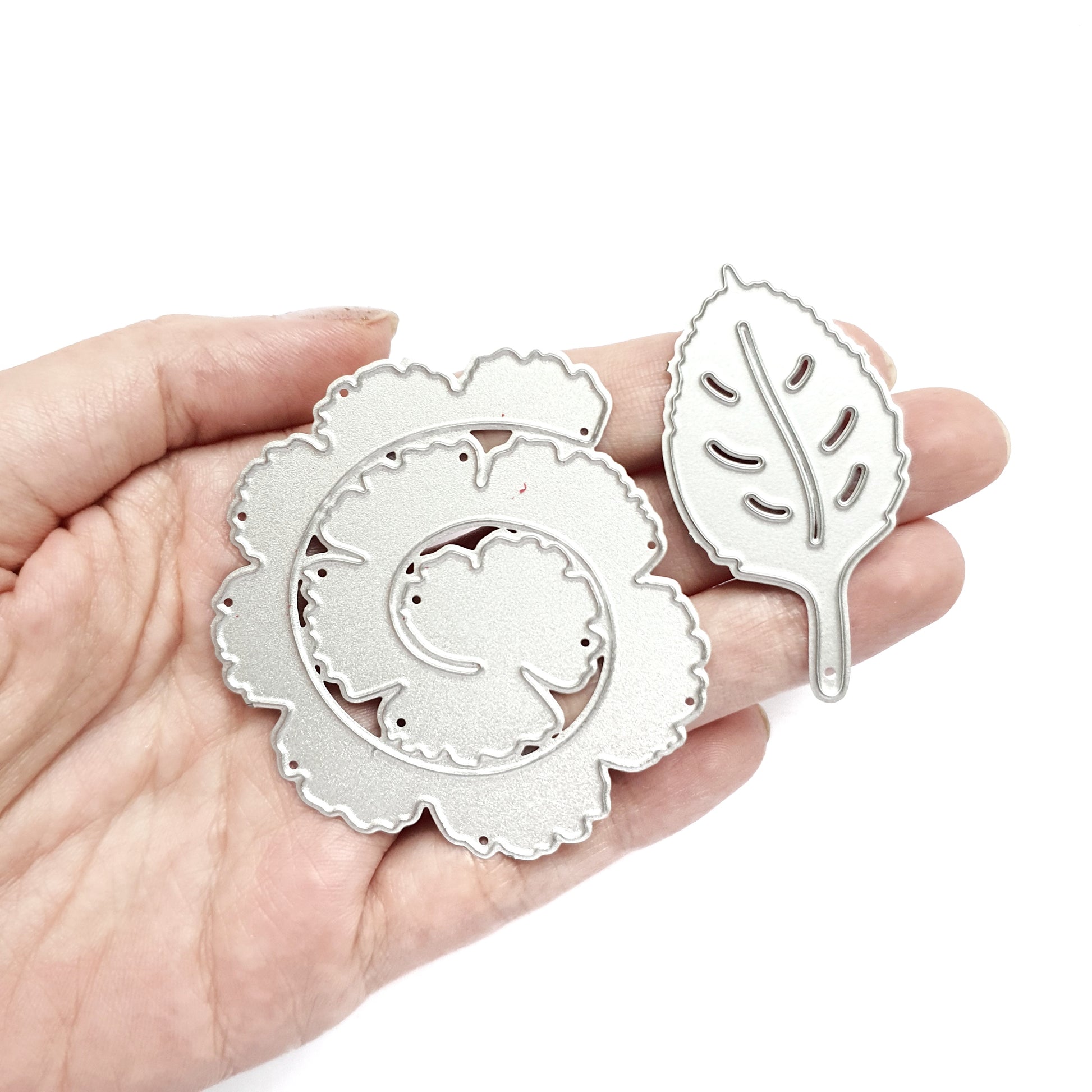 SPIRAL FLOWER LEAF CUTTING DIES - Luxy Kraft
