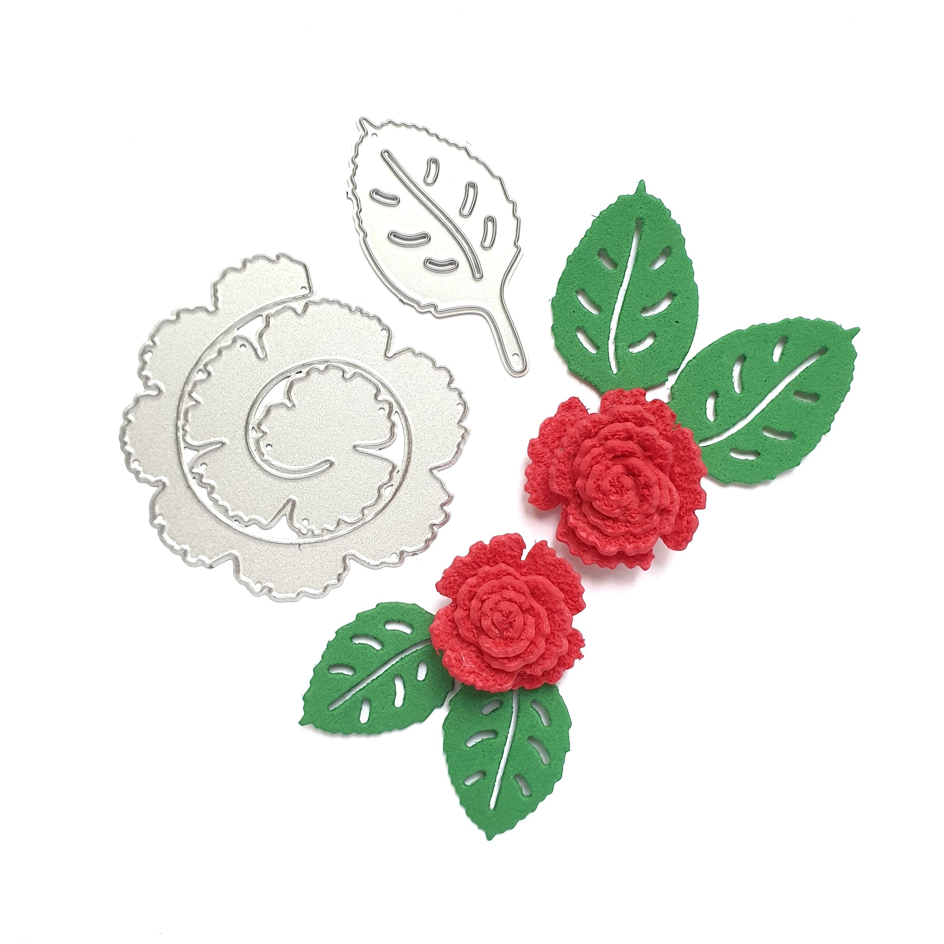 SPIRAL FLOWER LEAF CUTTING DIES - Luxy Kraft