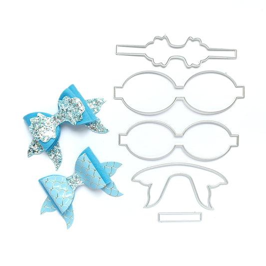 SEA SHELL FIN BOW CUTTING DIES - Luxy Kraft
