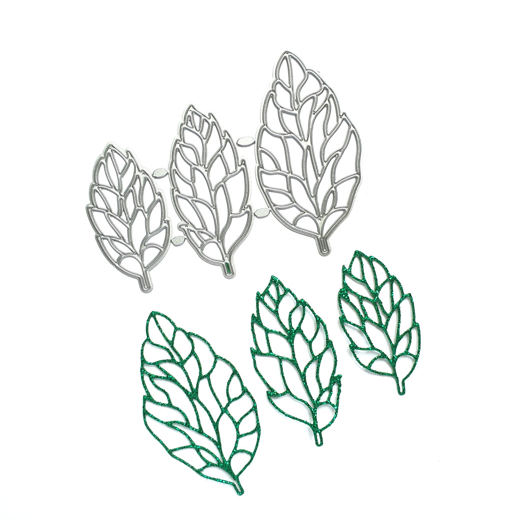 3D LEAVES CUTTING DIES 3 PCS - Luxy Kraft
