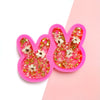 Earring molds "Bunny" silicone mold for epoxy and resin - Luxy Kraft