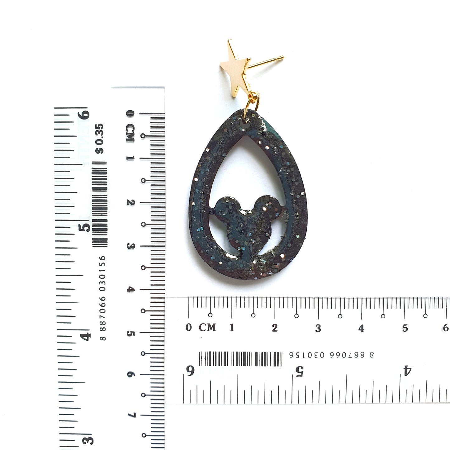 Earring molds Mouse silicone mold for epoxy and resin - Luxy Kraft