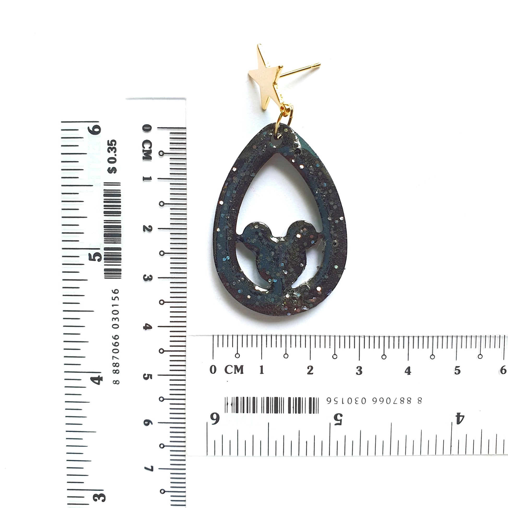 Earring molds Mouse silicone mold for epoxy and resin - Luxy Kraft
